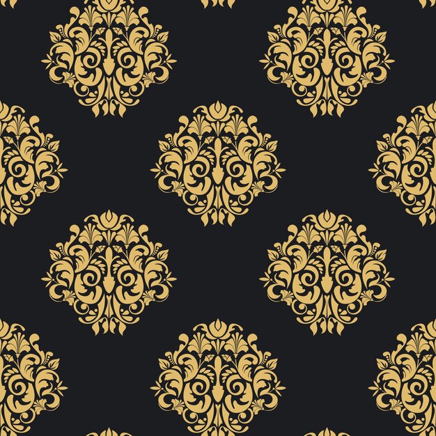 Sem costura vintage padrão. Fundo retro do papel de parede