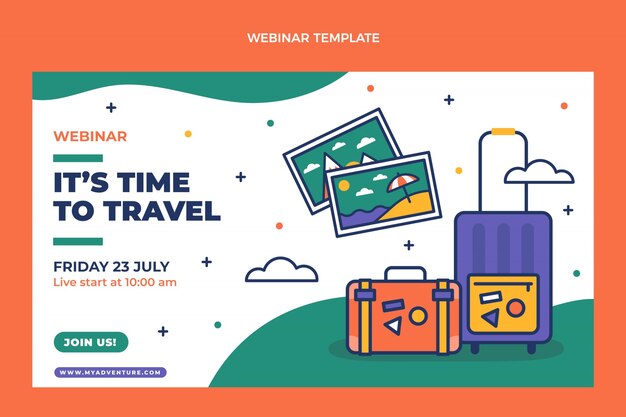Seminário on-line sobre viagens em apartamento