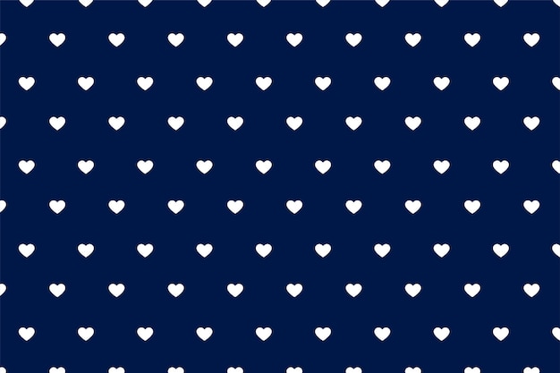 Vetor grátis simples e bonito padrão de coração pano de fundo para mensagem de amor
