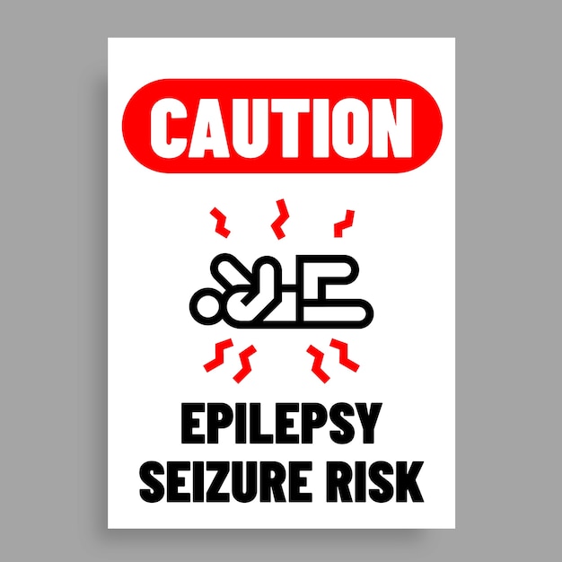 Sinal de alerta de risco de epilepsia duotônica plana