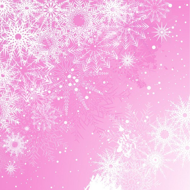 Snowy fundo rosa natal