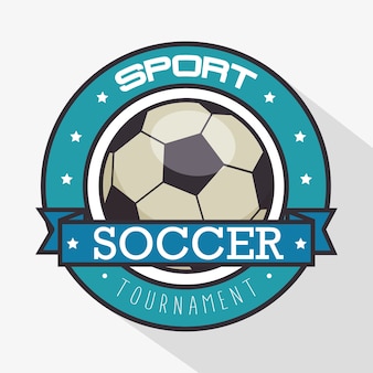 Soccer logo sport