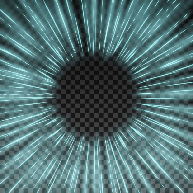 Vetor grátis starburst quadro com luz efeito ligado transparente fundo vetorial ilustração