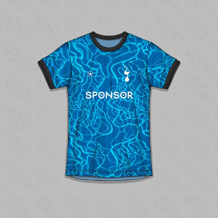 Vetor grátis sublimação desenhos de vestuário esportivo modelos de camisas de futebol profissional modelos de t-shirts esportivos