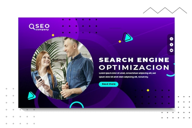 Sucesso, você precisa do modelo de banner de seo