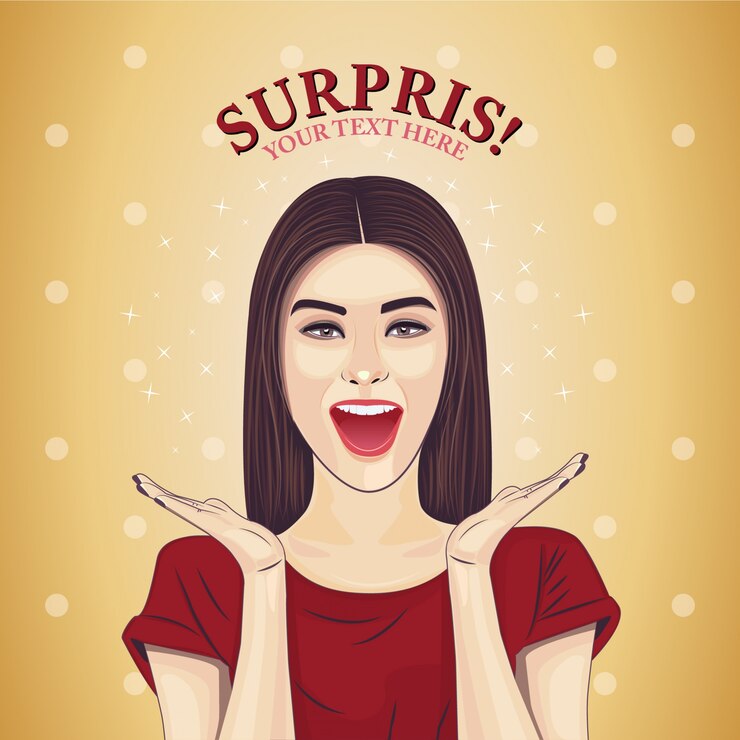 Surpresa design de fundo