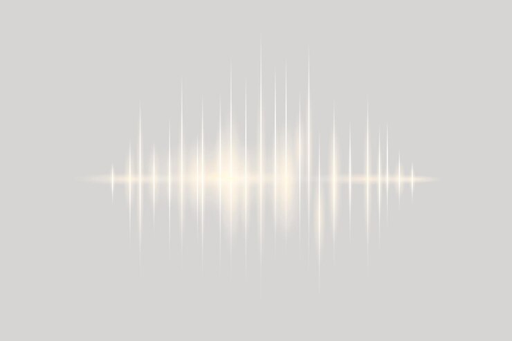 Vetor grátis tecnologia de entretenimento de fundo digital cinza de onda sonora