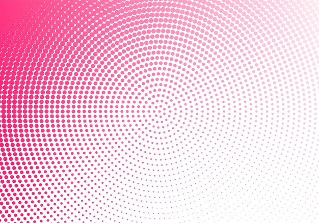 Tecnologia pontilhada circular rosa abstrata