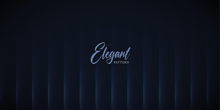 Vetor grátis tema azul escuro royal luxo padrão elegante fundo banner design multiuso