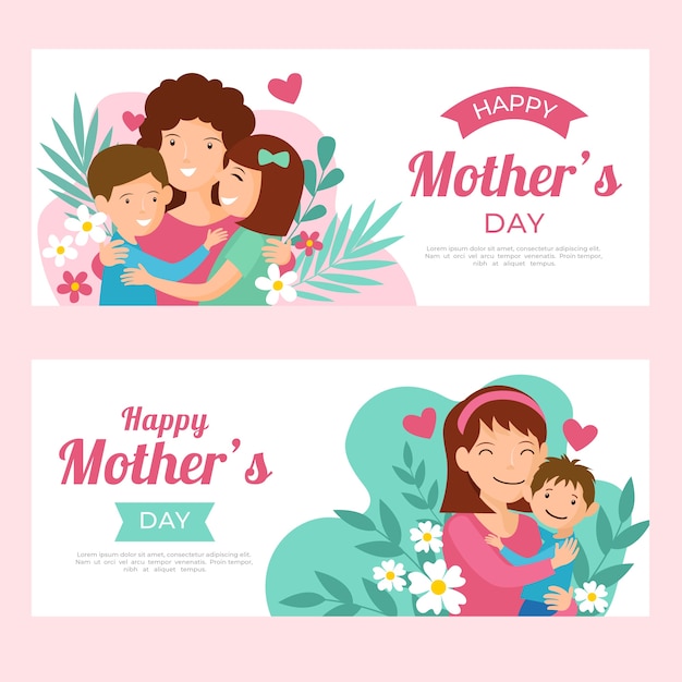 Tema de banners do dia das mães