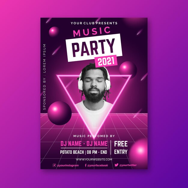 Tema do cartaz do festival de música 2021
