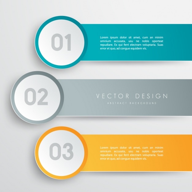 Template infográfico colorido