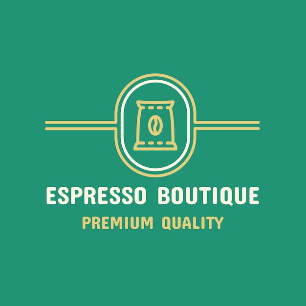 Template logo coffee shop