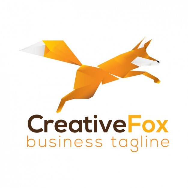 Template logo fox