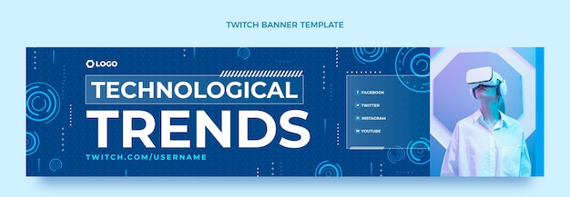 Tendências tecnológicas twitch banner