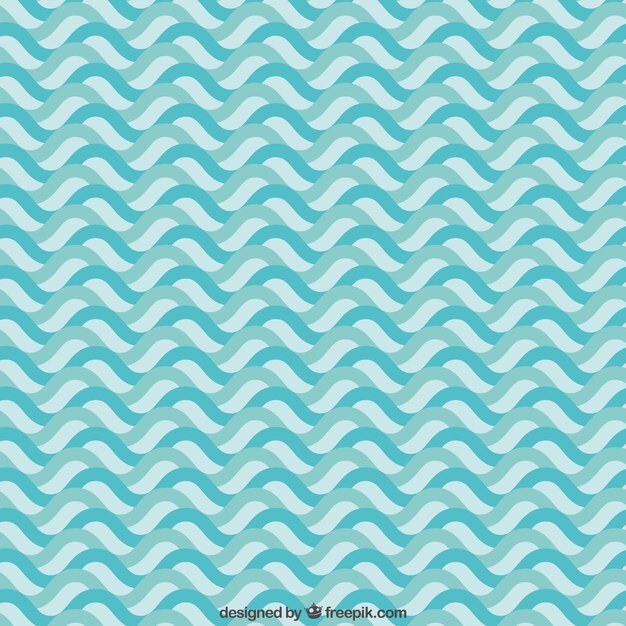 Teste padrão de ondas azul