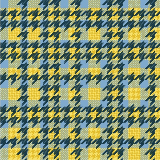 Teste padrão quadrado amarelo com houndstooth