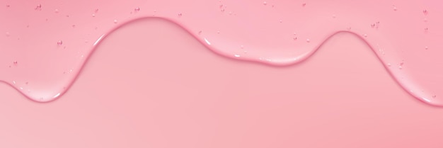 Textura de gel cosmético líquido claro