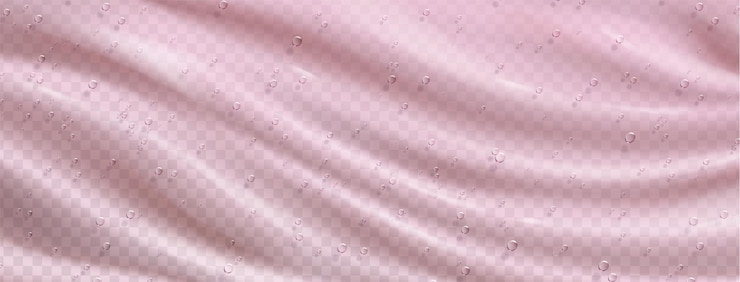 Vetor grátis textura de gel transparente rosa com bolhas e ondas