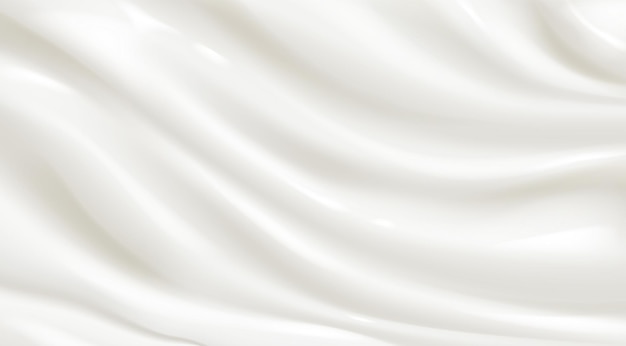 Textura de leite de iogurte branco ou superfície de creme