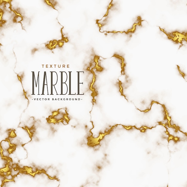 Vetor grátis textura de mármore de estilo de luxo com tons dourados