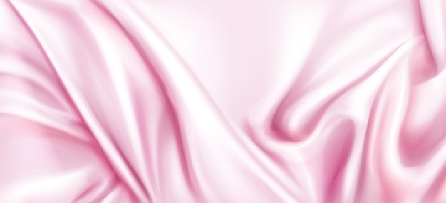 Textura de pano de seda rosa