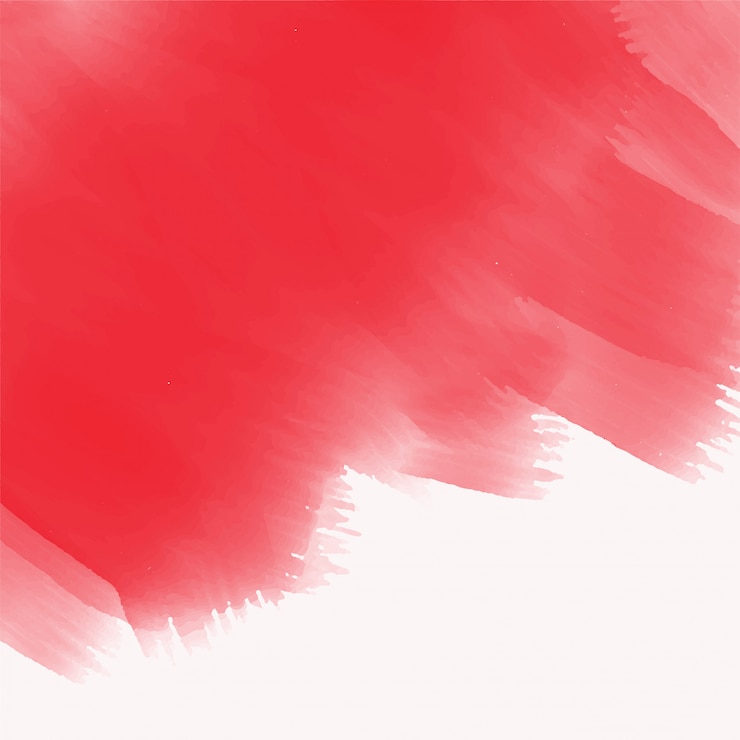 Vetor grátis textura de traçado de pincel vermelho aquarela elegante