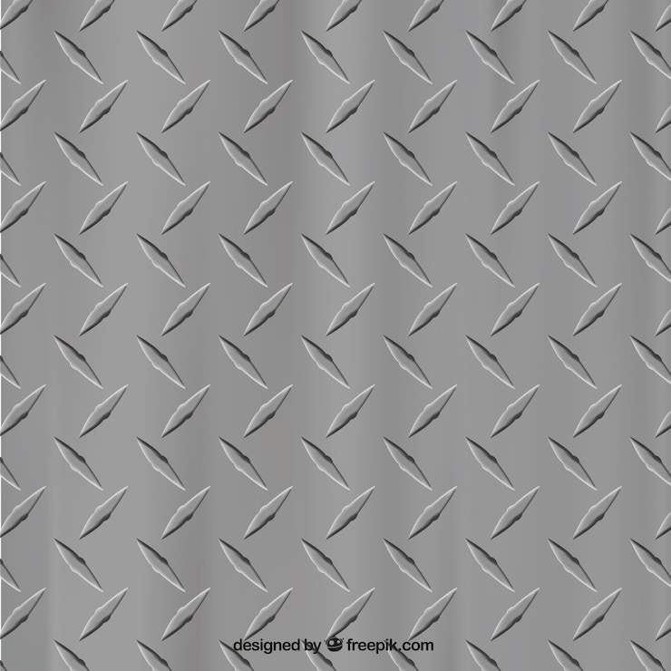 Vetor grátis textura do metal com formas de relevo