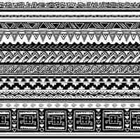 Vetor grátis textura tribal