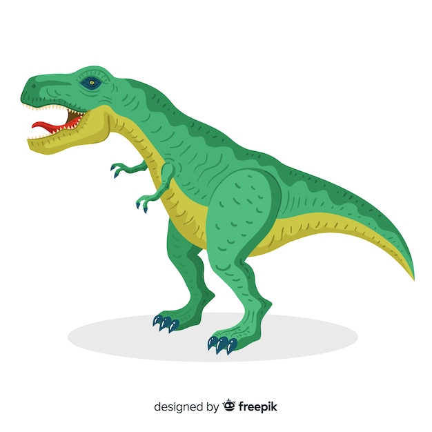 Vetor grátis tiranossauro rex
