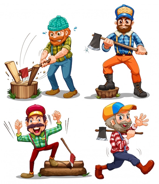 Trabalhadores da madeira