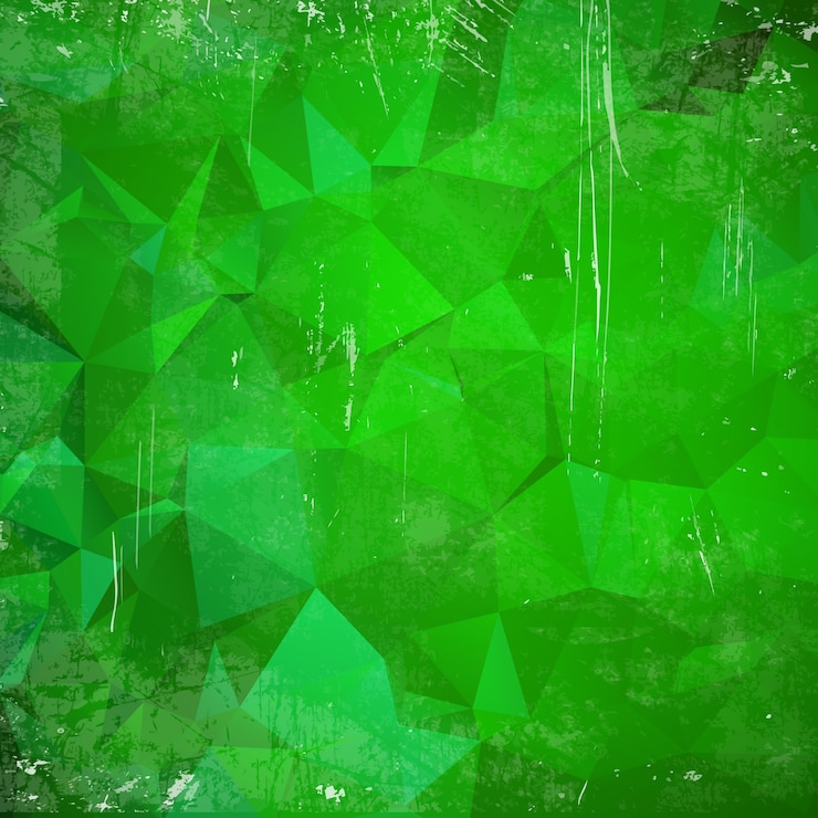 Vetor grátis triângulo verde (padrão geométrico)