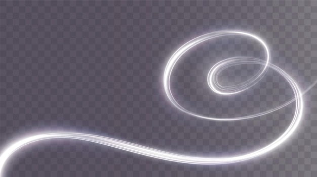 Twirl branco claro png efeito de luz curva de linha branca círculo rosa luminoso pedistal branco claro