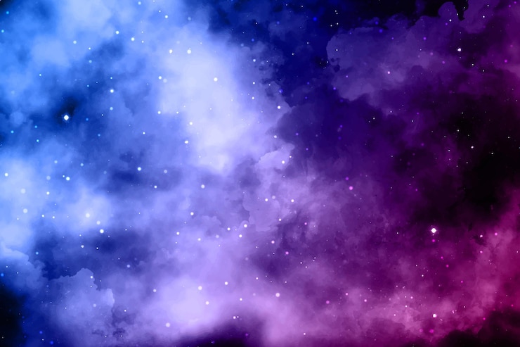 Vetor grátis um fundo realista de nuvens coloridas