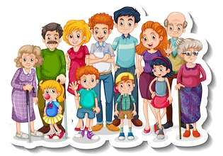 família clip art