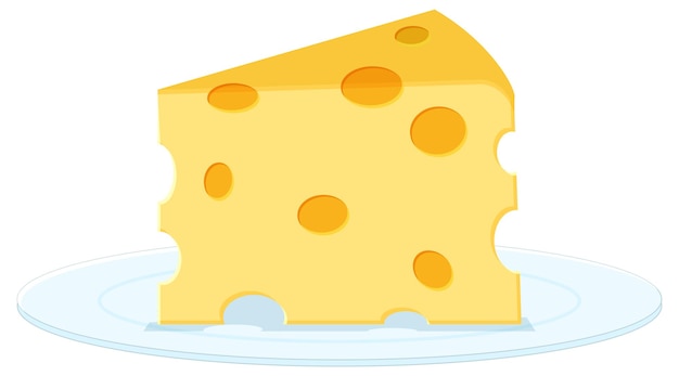 Um queijo no prato