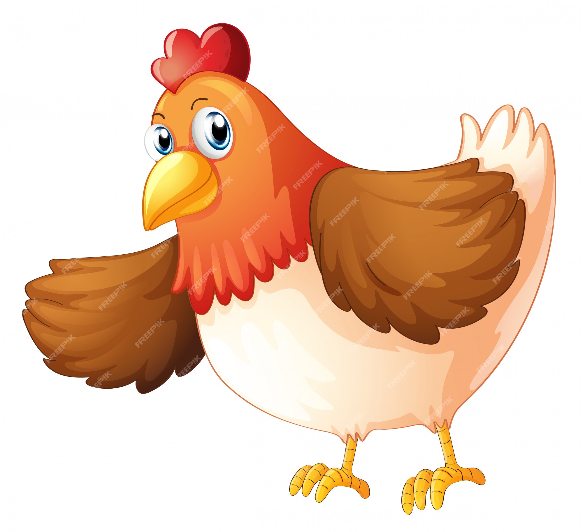 Galinha De Desenhos Animados Frango Vermelho De Penas Amarelas PNG , Desenho  Casal, Desenho Animado, Pluma Imagem PNG e Vetor Para Download Gratuito