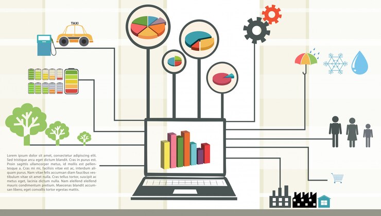 Vetor grátis uma infografia do consumo de combustível