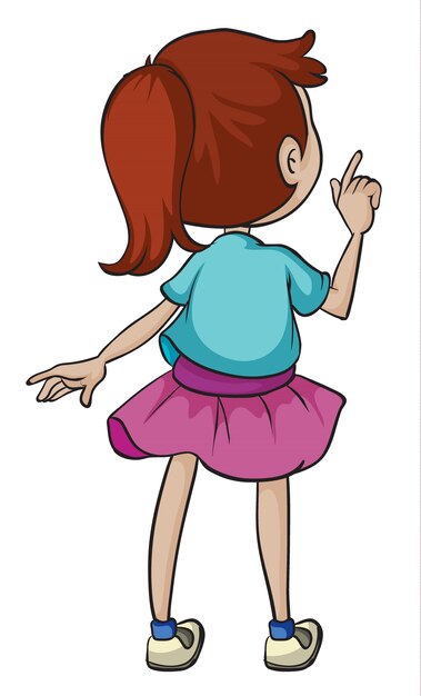 A Menina Pintar Desenhos PNG , Clipart De Menina, Vetor De Menina, Vetor  Dos Desenhos Animados Imagem PNG e PSD Para Download Gratuito