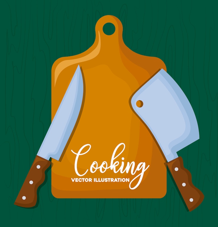 Vetor grátis utensílios de cozinha