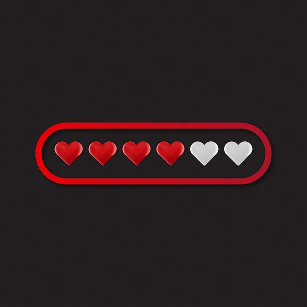 Valentine day love heart loading