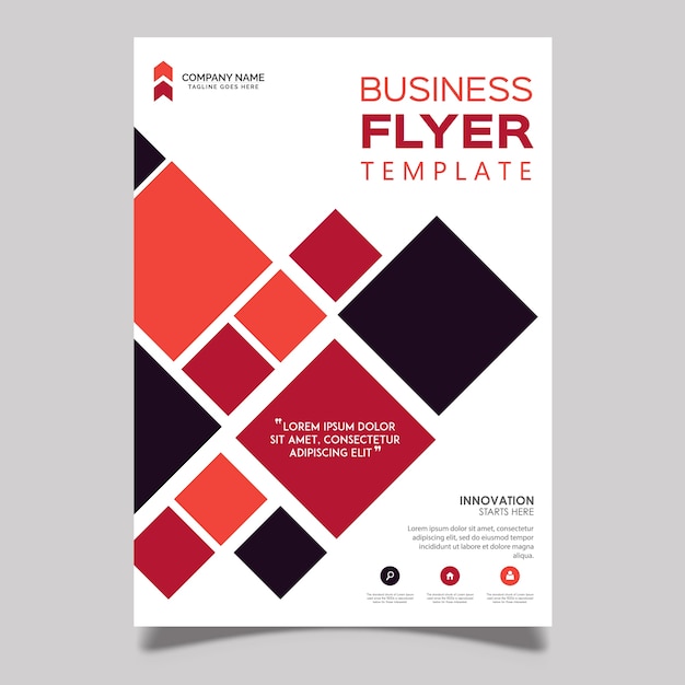 Vector business flyer designs