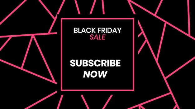 Vector inscreva-se agora fundo de padrão de mosaico rosa black friday