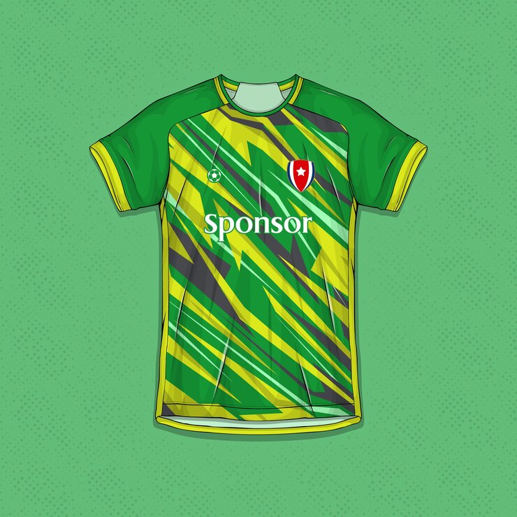 Vetor grátis vectores de roupas de exercícios de sublimação designs de camisas de futebol personalizáveis
