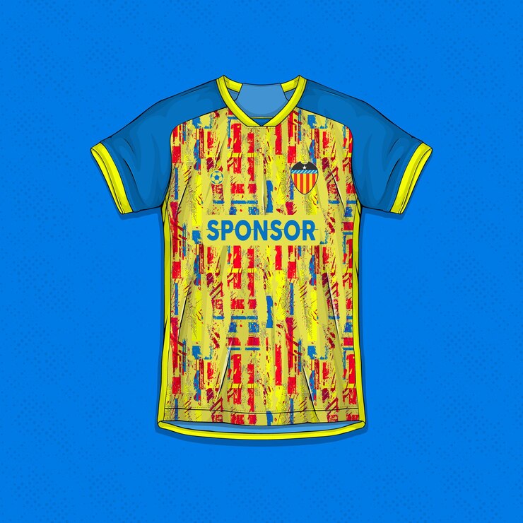 Vetor grátis vectores de vestuário esportivo de alta qualidade texturas de t-shirts atléticos personalizáveis