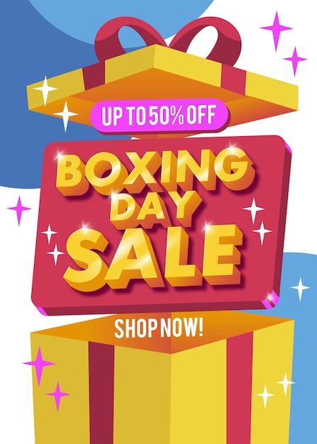 Venda de boxing day design plano