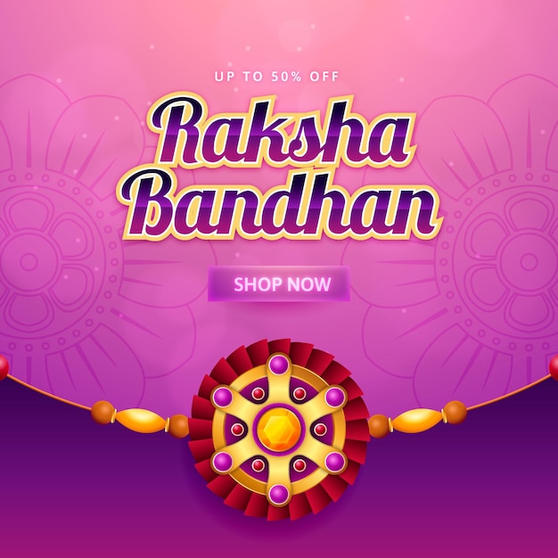 Vendas realistas de raksha bandhan