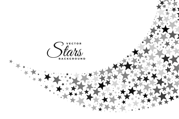 Vetor grátis vetor de design de fundo de caminho de trilha estrelada decorativa