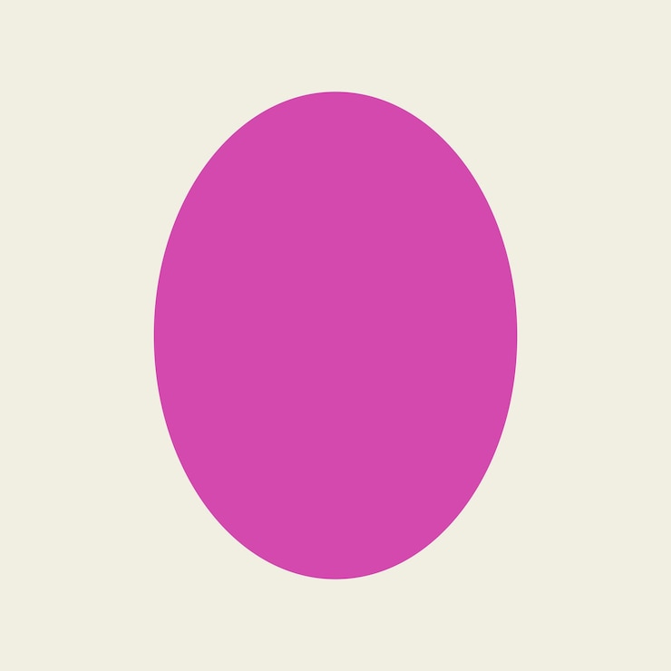 Vetor grátis vetor de forma geométrica oval rosa