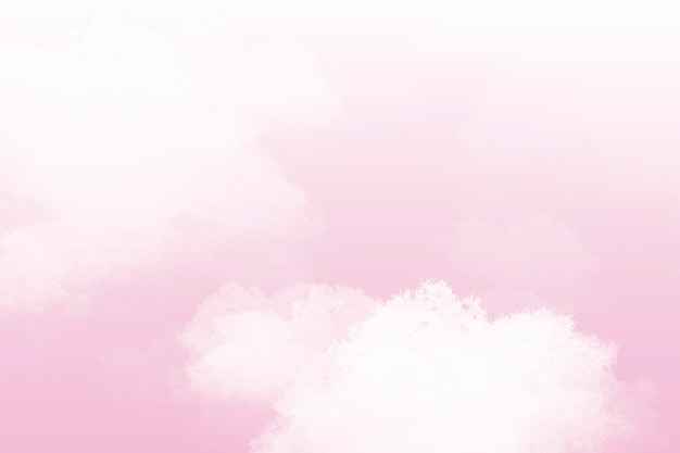 Vetor de fundo abstrato de céu rosa pastel